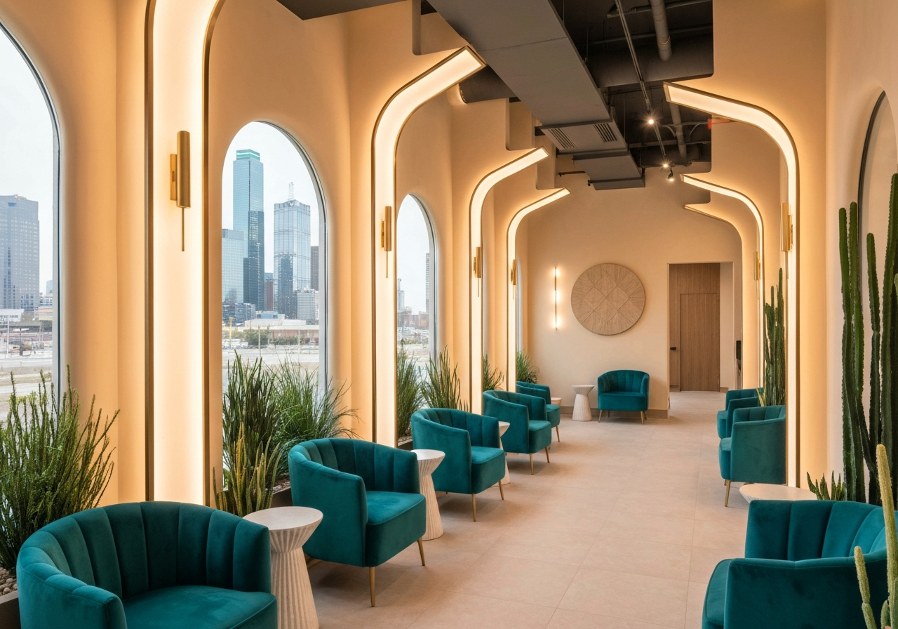 Oasis Med Spa & Laser Center interior, Dallas TX